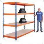 To reduce the risk of injury when lifting, where should the heaviest items be stored on a shelving unit?