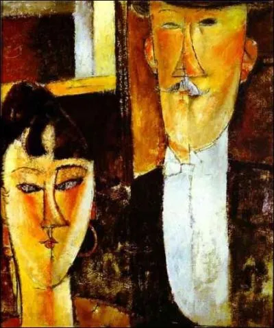 Who painted 'Les maries'?