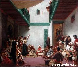 Who painted 'Jewish Wedding in Morocco'?