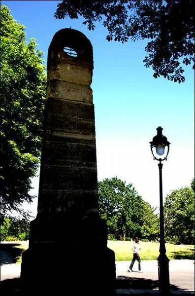 This spooky standing stone is...