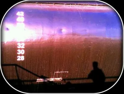 Here my shadow is being cast upon...