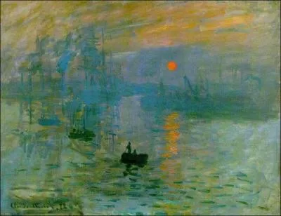 This painting - which gave Impressionism its name - is called 'Impression, soleil... ... '.