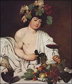 Which painter, who died at the age of 38, painted 'Bacchus'?