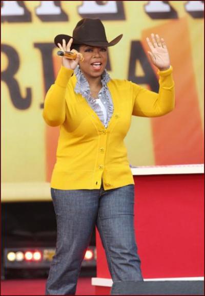 What prompted Oprah to move her show to Texas for a few weeks?