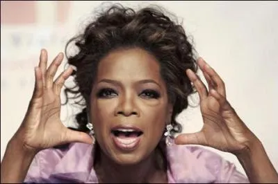 Who did Oprah invite as her first guest ever but never showed up?