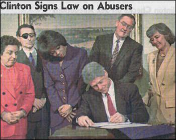 The Oprah Bill for the National Child Protection Law was signed into law in what year?