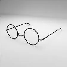 Does she wear glasses?