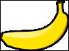 Which letter does the word 'banana' starts with?