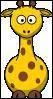 Which letter does the word 'giraffe' starts with?