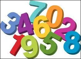 How many numbers are there in the picture?
