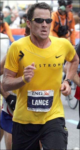 Lance Armstrong is wearing... . .