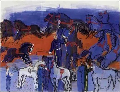 Who painted 'Le cirque'?