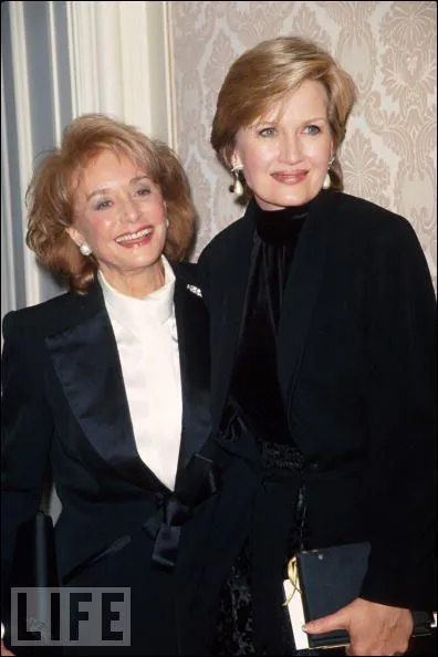 Barbara Walters is Diane Sawyer's cousin