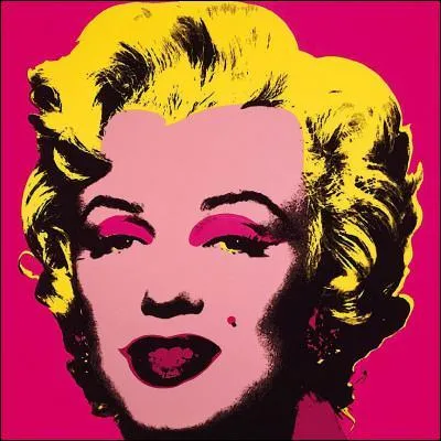 Who painted 'Marilyn Monroe (fuchsia pink)'?