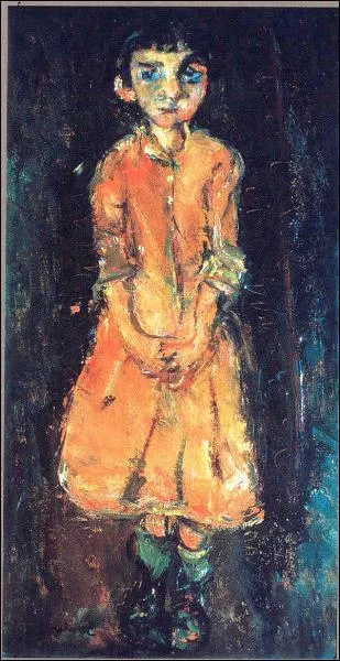 Who painted 'Girl in a pink dress'?