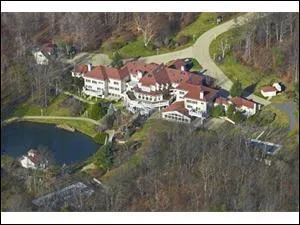 Whose house is home to 21 bed rooms, 25 bathrooms, a night club, a home theater and a complete gym? This home is listed for $9, 999, 999.