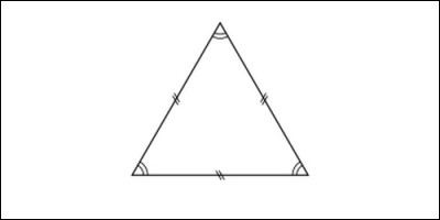 What is the name of a triangle whose three sides are equal ?
