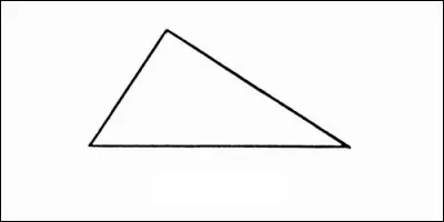 A scalene triangle has equal sides.