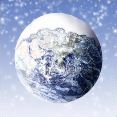 What was the cold-weather period called when sheets of ice covered the Earth?