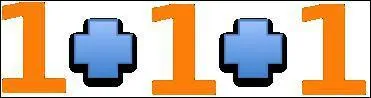 Using the mathematical expression 'x', what is the answer to the following 1+1+1?