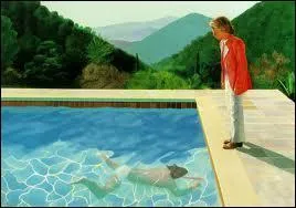 Which Pop Art painter created the painting 'Pool with two figures'?
