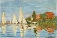 Who painted 'Regates a Argenteuil'?