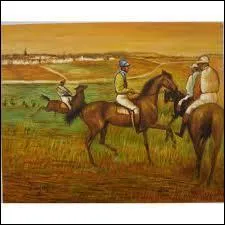 Who painted a 'Horse Race'?