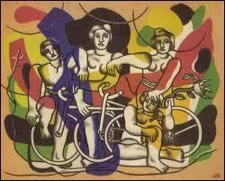 Who painted '4 cyclists'?