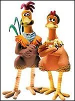 What's the name of the rooster who wants to help the hens escape from the henhouse?