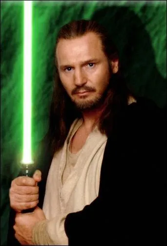 We see him in Star Wars, episode I: The Phantom Menace...