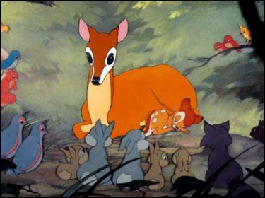 What is the tragic end of Bambi's mom ?