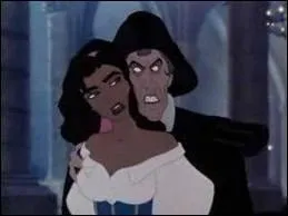 How does the ignoble Frollo disappear in 'The Hunchback of Notre-Dame' ?
