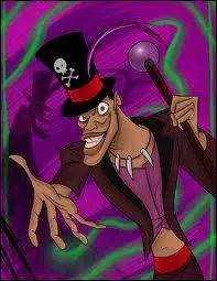 How does the evil Doctor Facilier disappear in 'The Princess and the Frog' ?