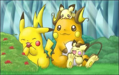 Which of these Pokemon is not a member of the same family?