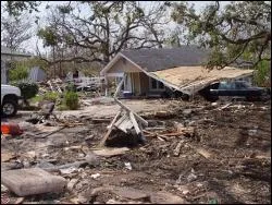 What hurricane narrowly missed New Orleans?