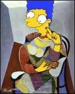 This portrait of Marge is inspired by which artist ?