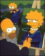 What is the name of the real artist painting the portrait of (Mona) Lisa ?