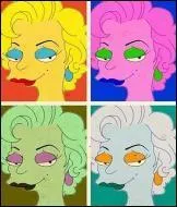 Who is the real author of this parody of Marilyn Simpson ?