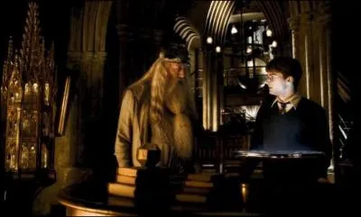 From which volume does this photo of Albus Dumbledore and Harry Potter come? (Come on, let's take a tour of the Pensine! )