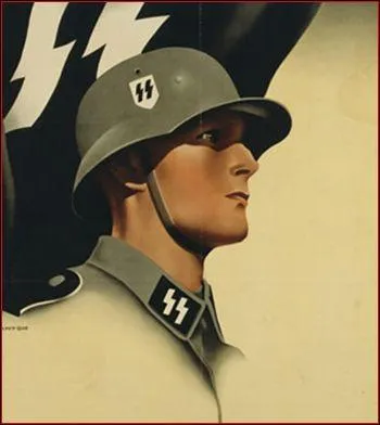 What was the name of the elite troops of Hitler's political army?