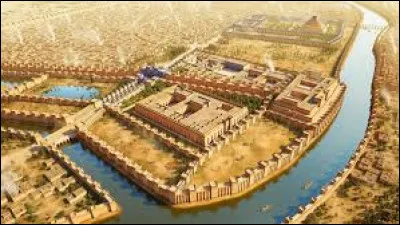 On which river was this ancient city built?