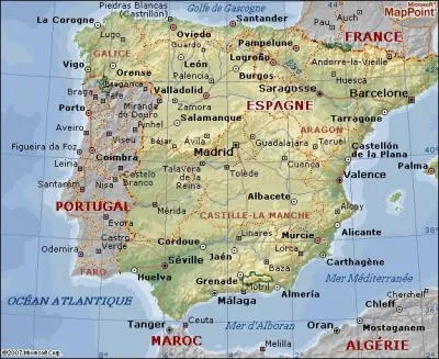 Portugal borders only one other country, Spain. How long is the border between them?