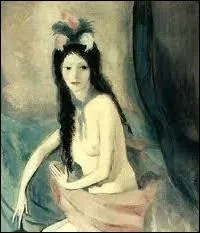 Who painted 'Nude with mirror'?