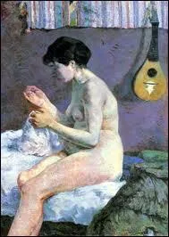 Who painted 'Etude de nu ou Suzanne cousant'?