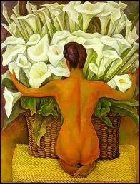 Who painted 'Nude with arums'?