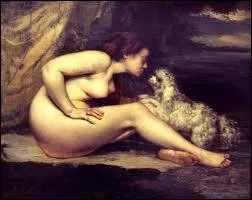 Who painted 'Femme nue au chien'?