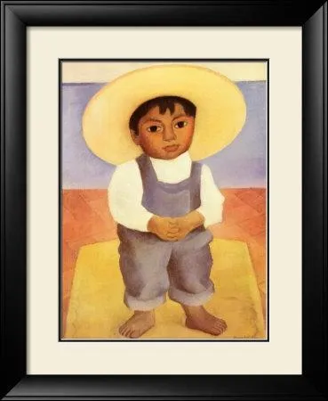 Who is the author of this charming 'Portrait of Ignacio' in a big hat?