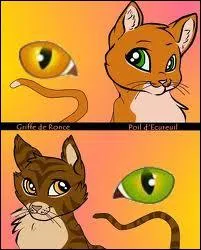 Who are the children of Griffe de Ronce and Poil d'Ecureuil?