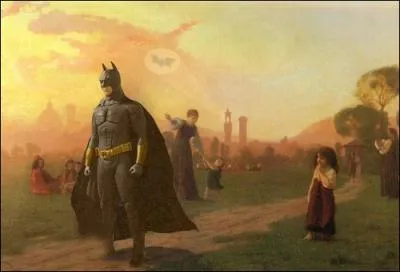 Who is this hero, lost in a painting of the painter Jean-Leon Gerome ?