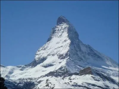 More than one Swiss peak exceeds 4000 m, such as the Matterhorn which rises to 4478 m and dominates the village of Zermatt on the border ...